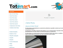 Tablet Screenshot of carton-pluma.es